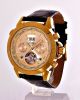 Zeitlos Armbanduhr Gold Gmt Uhrwerk Automatik Armbanduhren Bild 4