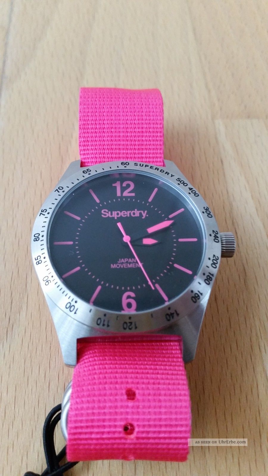 Superdry Damenuhr Field Syl 121 P Pink Armbanduhren Bild