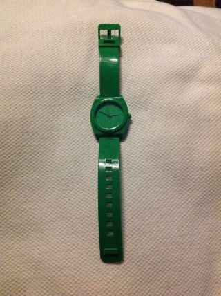 Nixon Time Teller P Grün Armbanduhr Unisex Analog Herren Damen Uhr Bild