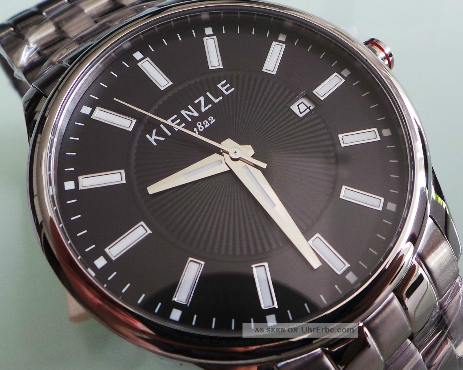 Kienzle 1822 Hochwertig,  Zeitlose 42mm Herrenuhr Datum,  Schweizer Ronda Uhrwerk Armbanduhren Bild