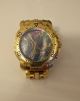 Claude Valentini Uhr Chronograph 18 Karat Platiert Vergoldet Goldummantellung Armbanduhren Bild 1
