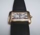 Cartier Damenuhr Tank Divan,  18 K Gold,  Quarzwerk, Armbanduhren Bild 2