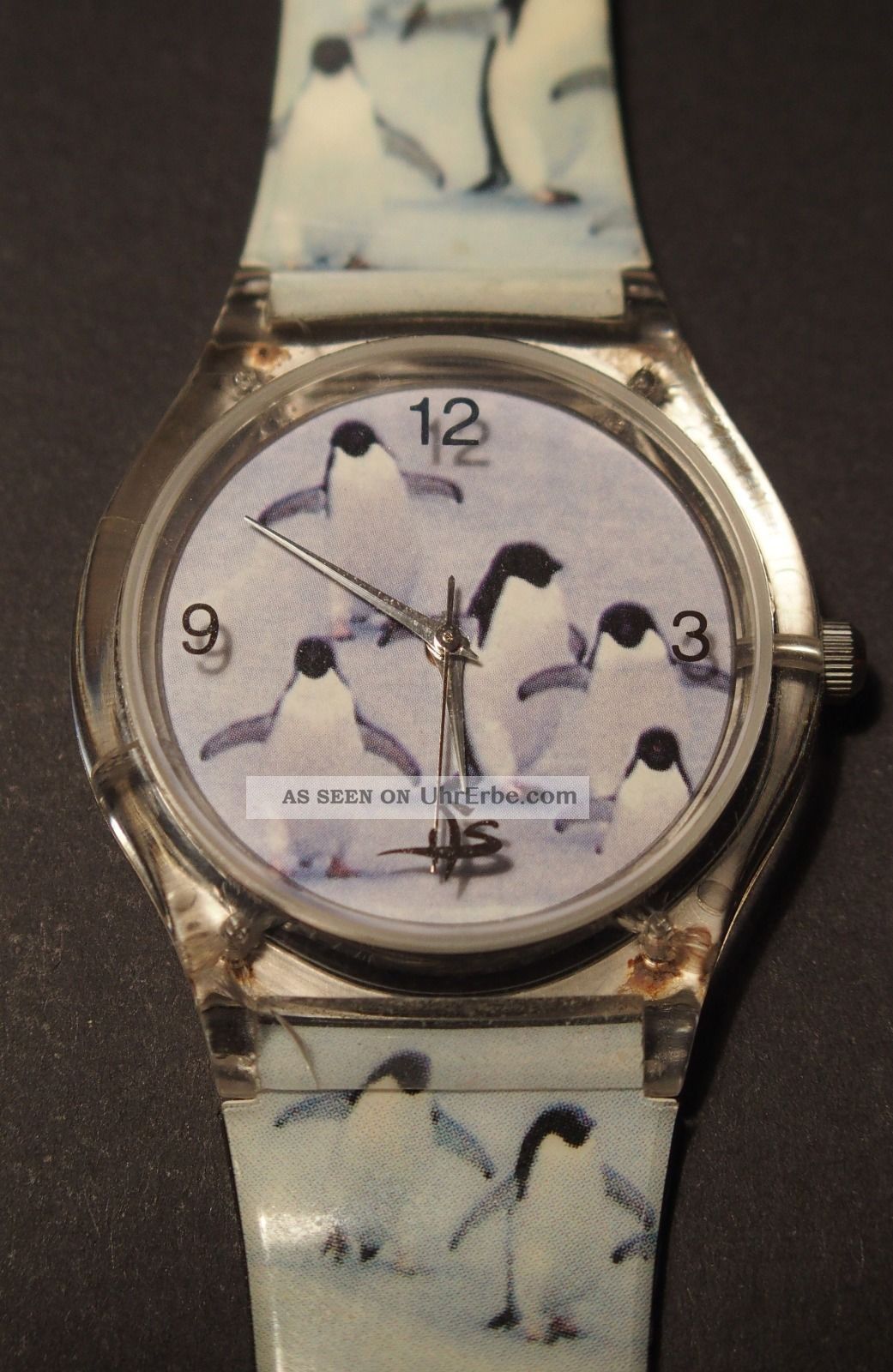 Pinguin Sammleruhr,  Heinz - Sielmann - Jubiläumsedition 1997,  Nr 1017/5000,  Analog Armbanduhren Bild