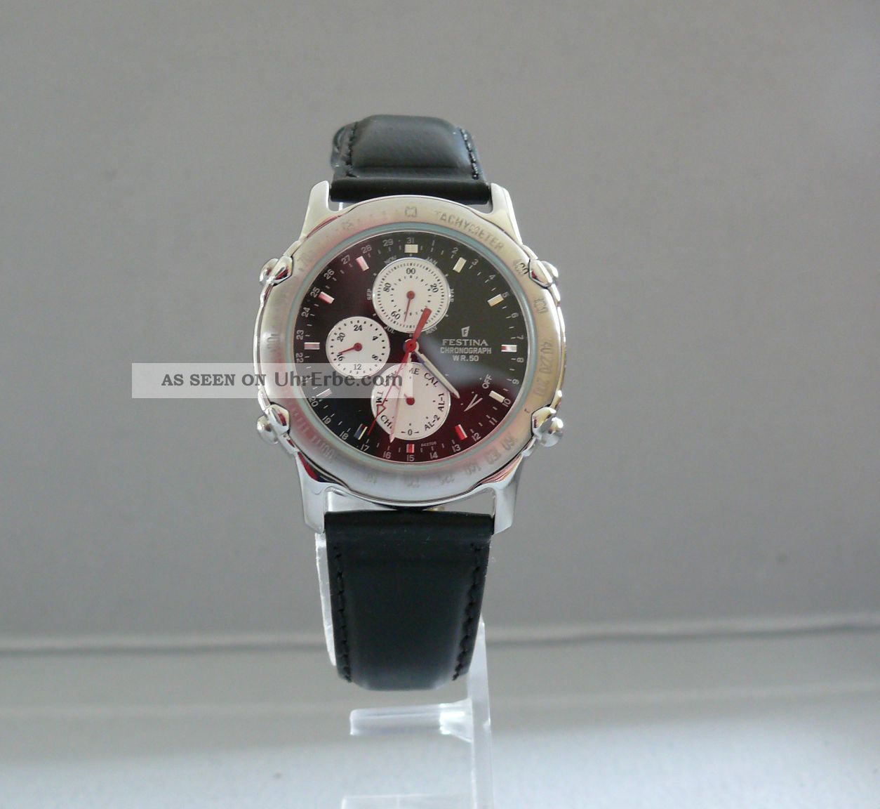 Festina Chronograph Edelstahl Mit Alarmfunktion (6ur002 - 450) Armbanduhren Bild