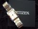 Citizen 1012 - S020824 Uhr Edelstahl Bicolor Gold Silber Quarz Herren Armbanduhren Bild 2