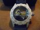 Minoir Uhren - Lussat - Holzuhr Mit Stabwerk Mittelbraunes Silikonband Armbanduhren Bild 1