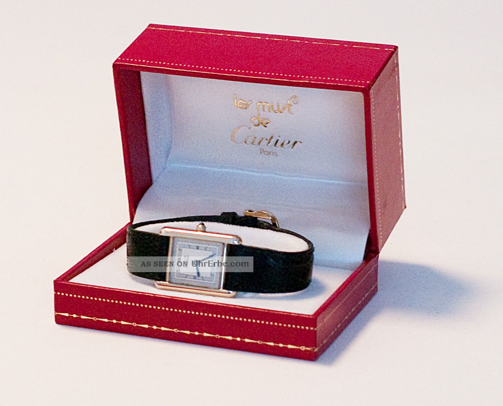 Damen Uhr Cartier, Les Must De Cartier, Tank, Silber Vergoldet, Quartz