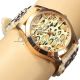 Leopard Damenuhr Armbanduhr Kristall Silikon Armband Uhren Quarz Uhr Mode Armbanduhren Bild 1