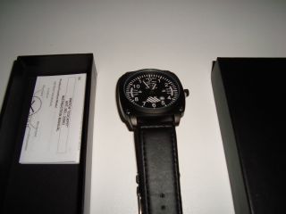 Herrenuhr Herren Uhr Armbanduhr Schwarz Cockpit Mit Datum & Ovp Bild