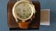 Org Michael Kors Damen Uhr Mk 2251 Gold Leder Armband Armbanduhren Bild 1