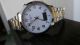 Mike Ellis Funkuhr Ca.  40mm Große Uhr Im Edelstahlgehäuse,  Teilweise Vergolde Armbanduhren Bild 2