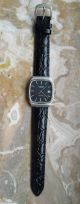 Armbanduhr Dugena Amara - Retro - Lederband PrÄgung - 80 Jahre - Sammler Armbanduhren Bild 3
