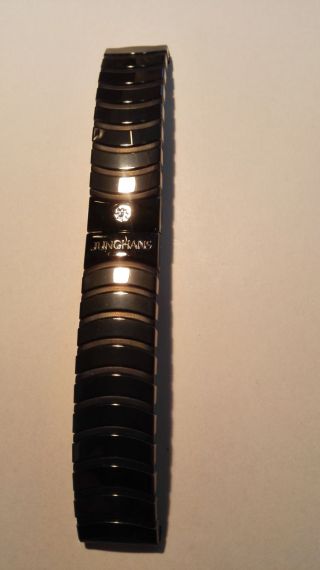 Ceramic Armband Für Junghans Mega Solar Keramik Funkarmbanduhr Bild