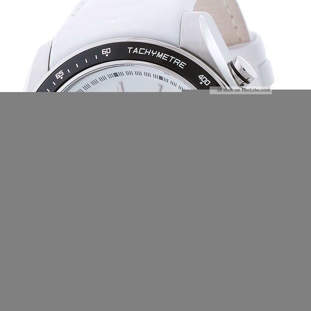 Joop Herrenuhr Adventure Jp100431003 Leder Weiß Chrono, Armbanduhren Bild
