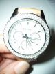 Fossil Damenuhr,  Strass,  Lederarmband Es2997,  Chronograph,  Wenig Getragen Armbanduhren Bild 3
