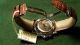 Armbanduhr Chronograf Michel Herbelin Automatic Newport J - Class Stahl Krokoband Armbanduhren Bild 1