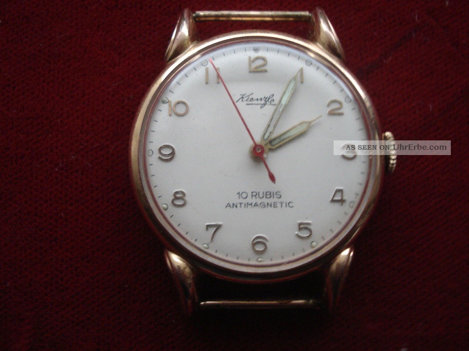 Herrenarmbanduhr,  Kienzle Handaufzug Cal.  48/10 Armbanduhren Bild