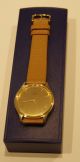 Omega Quartz Cal 1365 Herrenuhr 14k 585 Gold Lederarmband Armbanduhren Bild 4