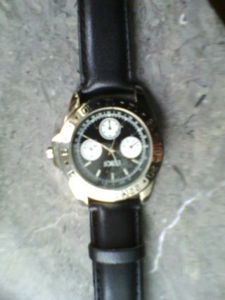 Herrenuhr,  Armbanduhr,  Uhr,  Schwarz,  Chrom,  Designer Bild