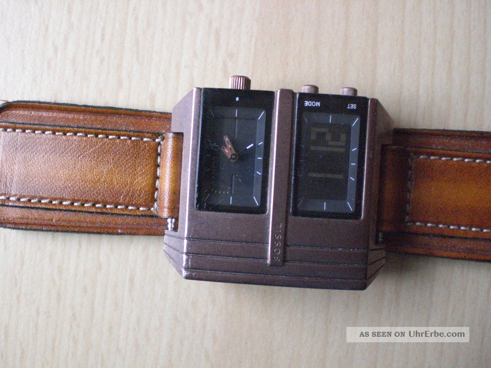 Fossil Uhr Jr9852 Sammleruhr Wenig Getragen Armbanduhren Bild