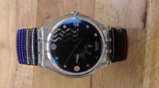 Swatch Armbanduhr Flexband 1992 Bild