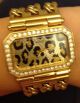 Guess Uhr Gold Damenuhr Luxus Weihnachtsgeschenk Leoparden Armbanduhren Bild 3