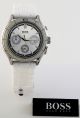 Hugo Boss Black Damen Uhr Damenuhr Chrono Chronograph Weiß Uhr 1502223 Armbanduhren Bild 1