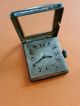 Alte Art Deco Handaufzug Uhr / Silber - Klappscharniergehäuse Armbanduhren Bild 1