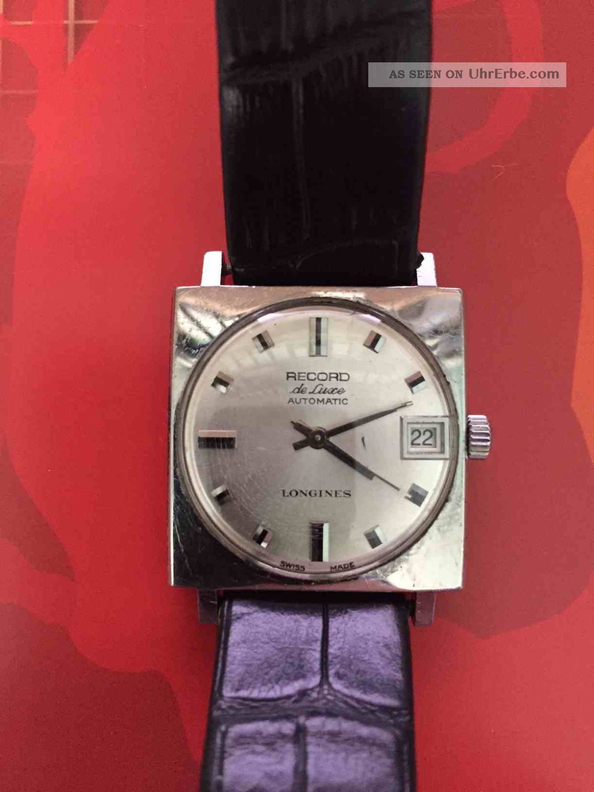 Longines Record De Luxe Automatic Armbanduhren Bild