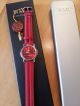 Schicke Rote Damen Uhr Von Wmc Armbanduhren Bild 1