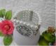 Extravagante Damen Perlen Armbanduhr - Snowflake - Flexible Uhrband - X - Mas Armbanduhren Bild 2