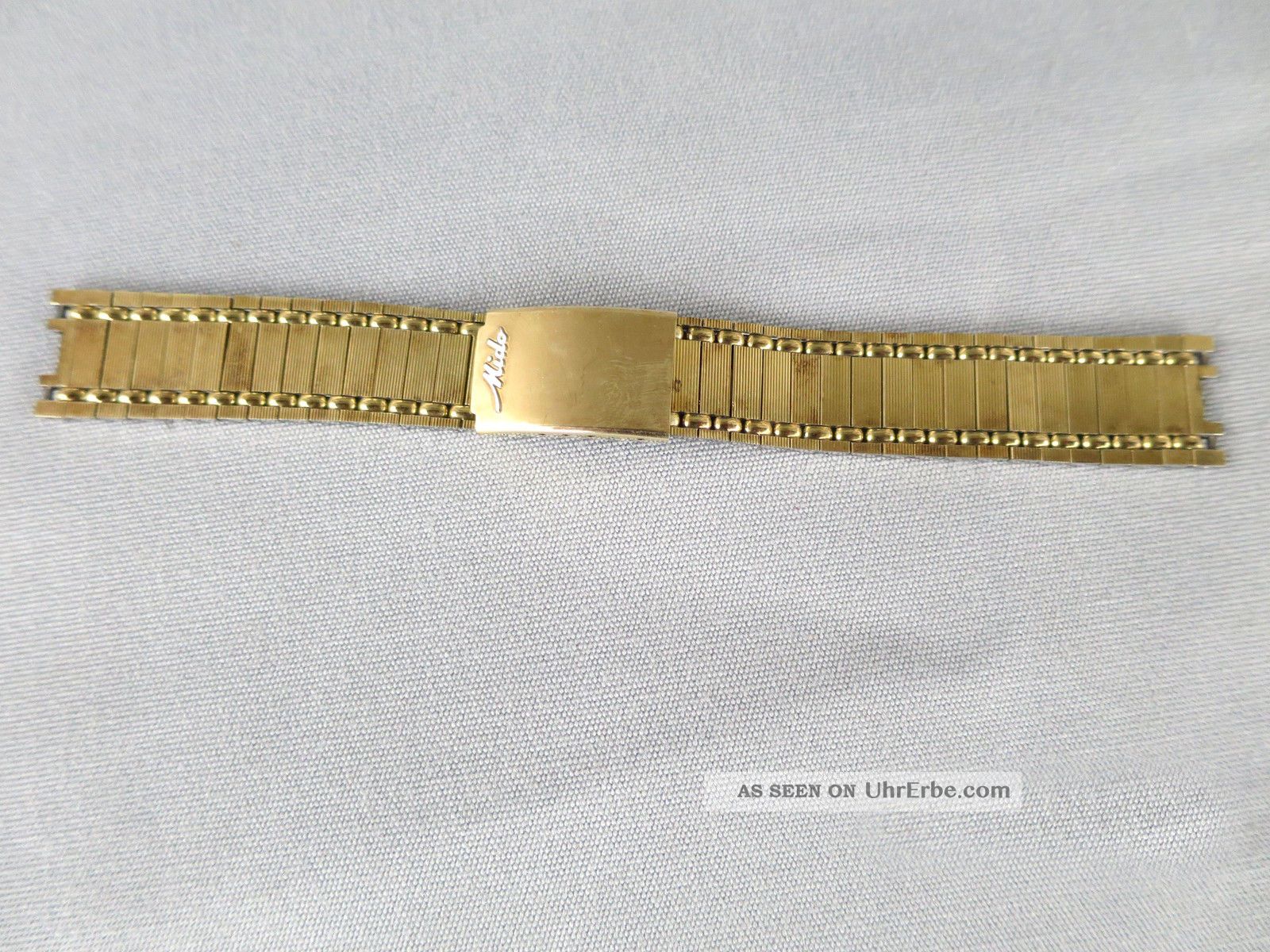 Mido Armband Gliederarmband 18mm Edelstahl Vergldet Armbanduhren Bild