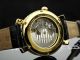 Calvaneo Estaville Gold Die 3 Ebenen Zifferblatt Vergoldete Automatikkaliberuhr Armbanduhren Bild 4