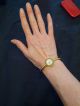 Goldene Esprit Uhr Mit Perlmutt Ziffernblatt,  Armspange Armbanduhren Bild 1