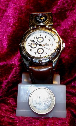 Armbanduhr J.  B.  Morris Modell Mit Datum & Kompass Abholung Möglich Nr.  40b Bild