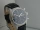 Iwc Uhr Der Fliegerchronograph Automatik Ref.  : 3706 Stahl An Lederband Armbanduhren Bild 5