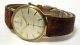 Vintage Ulysse Nardin Chronometer,  14 Kt Gold Handaufzug,  50er Jahre Armbanduhren Bild 4
