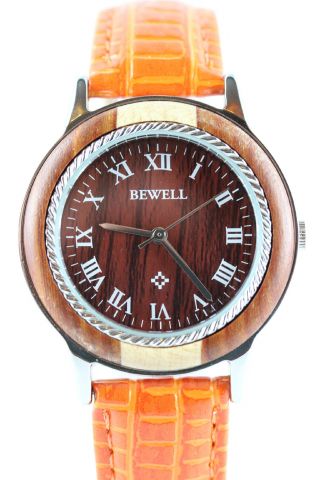 Bewell Holzuhr,  Damenuhr,  Armbanduhr,  Geschenk,  Holzarmbanduhr Bild