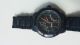 Timex Retrograde Sl Series Iq Schwarzer Stahl Quarz Analog Armbanduhren Bild 1