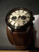 Neue Fossil Jr1395 Herrenuhr Chronograph Mit Echtem Lederarmband Armbanduhren Bild 1