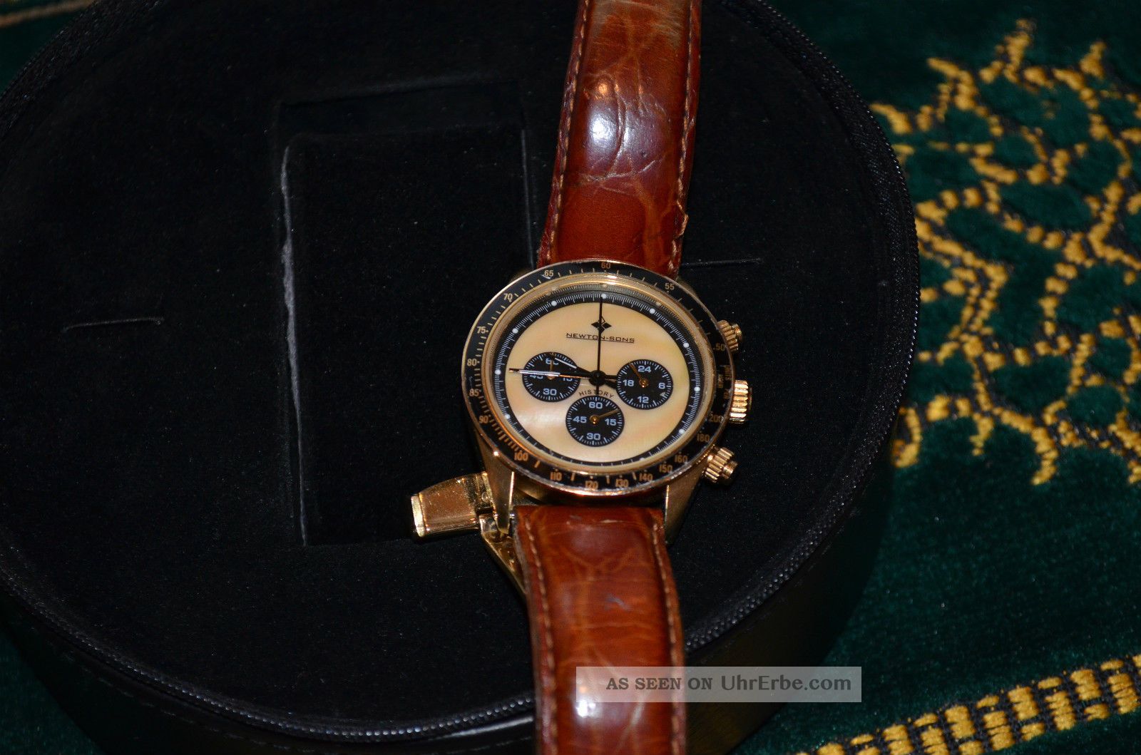 Newton&sons,  History Armbanduhr Chronograph Mit Perlmutt Zifferblatt Armbanduhren Bild