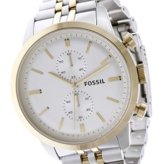 Fossil Armbanduhr Chrono Herren Xxl Fs4785 Edelstahl Bild