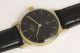 Cornavin Klassische,  Elegante Armbanduhr.  Swiss Made Vintage Watch,  Black Dial. Armbanduhren Bild 2