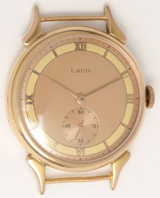 Laco Wunderschöne,  Antike,  Elegante Armbanduhr.  Swiss Made Vintage Dress Watch. Bild