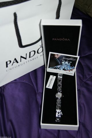 Pandora Damenuhr Armbanduhr Schweizer Uhr Geschenk Ovp Circles Diamant Bild