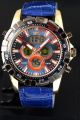 Xxl Herrenuhr Multifunktionuhr Military Fashion Watch Sportlich Elegant Selten Armbanduhren Bild 1