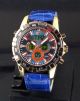 Xxl Herrenuhr Multifunktionuhr Military Fashion Watch Sportlich Elegant Selten Armbanduhren Bild 3