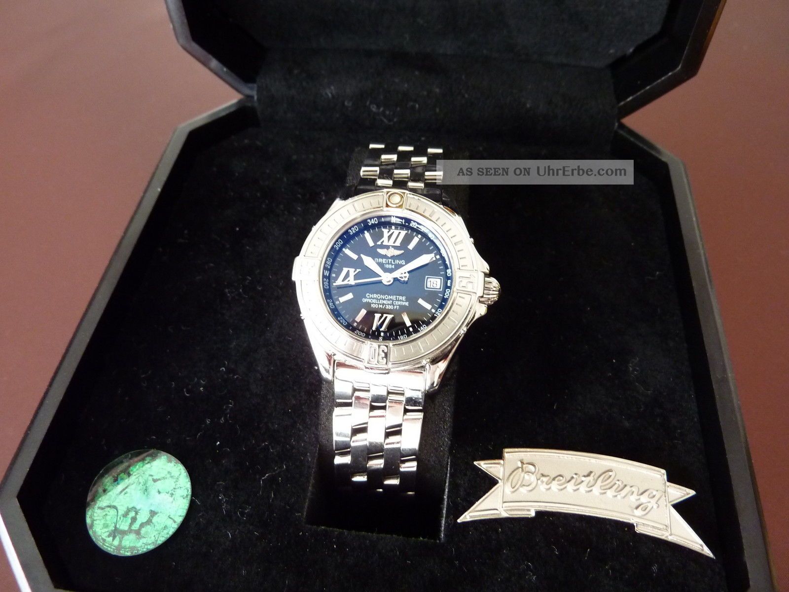 Breitling Windrider Stahl Ref.  A71365 Chronometer Neuwertige Damenuhr Armbanduhren Bild