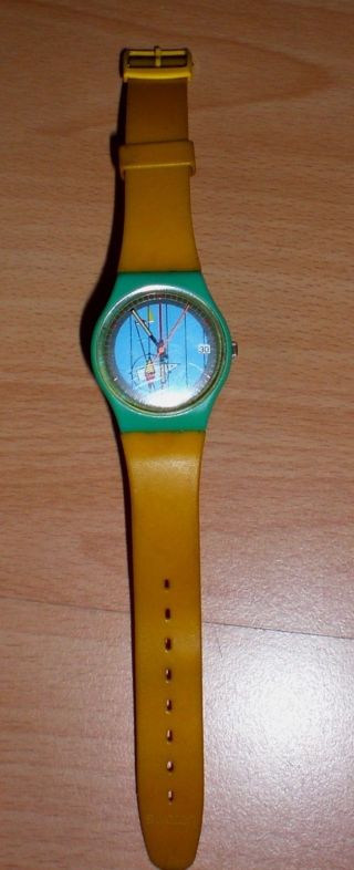 Uhr Armbanduhr Swatch Gent Pago Pago Gl400 Bild