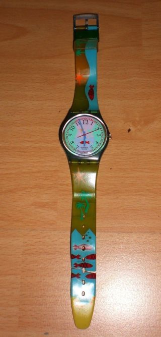 Uhr Armbanduhr Swatch Gent Hookipa Gn118 Bild